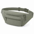 Bauchtasche 35 x 8 x 15 cm Textil Olivgr¨¹n verstellbar mit Rei?verschl¨¹ssen