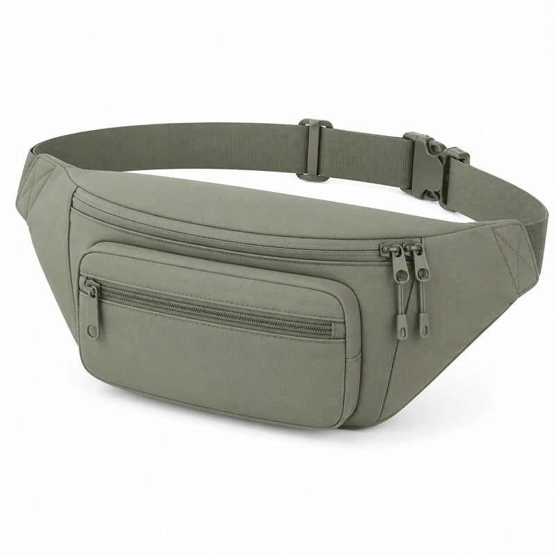 Bauchtasche 35 x 8 x 15 cm Textil Olivgr¨¹n verstellbar mit Rei?verschl¨¹ssen