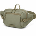 G¨¹rteltasche 32 x 9 x 18 cm Textil Oliv mit Rei?verschluss f¨¹r Alltag und Reisen