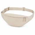 H¨¹fttasche 32 x 6 x 15 cm aus Kunstfaser Beige f¨¹r Alltag mit verstellbarem Gurt