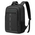 Rucksack 32 ¡Á 16 ¡Á 46 cm aus Textil Schwarz mit gepolsterten Schultergurten