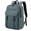 Rucksack 30 x 15 x 45 cm aus Textil Blaugrau f¨¹r Alltag mit gepolsterten Schultergurten